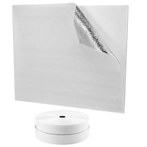 Tampa do ventilador de sótão DOITOOL Isolamento 129x129cm Alumínio