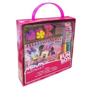 Livro Kit para Colorir Fun Box Minnie com Acessórios Inmetro