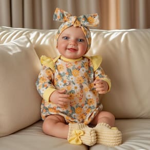 Roupas para bonecas BABESIDE Reborn 17-22 polegadas com 3 acessórios