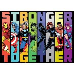 Quebra-cabeça Buffalo Games Marvel Stronger Together 300 unidades