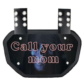 Protetor traseiro traseiro Football Back Plate Runxrocy para adulto