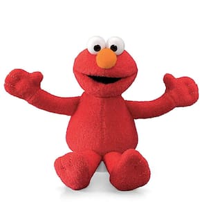 Pufe de pelúcia Character Sesame Street Elmo 15cm - ENESCO