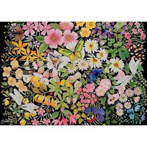 Quebra-cabeça Buffalo Games Bex Parkin Night Blossoms 500 unidades