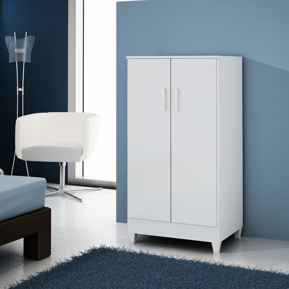 Armário Organizador Multiuso Sapateira Slim 2 Portas