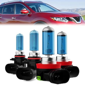 Lâmpadas de farol LECCIBUB compatíveis com Nissan Rogue 2008-2014