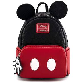 Mini mochila Loungefly Disney Mickey Mouse acolchoada Cosplay