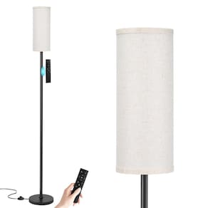 Luminária de chão Ambimall 162 cm com controle remoto e luz regulável