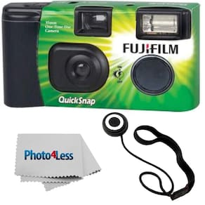 Câmera descartável Fujifilm QuickSnap Flash 400 35mm com alça