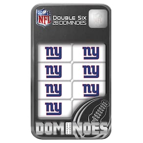 Obras-primas do jogo de dominó NFL New York Giants 28 peças