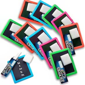 Conjunto de lousa ArtCreativity Neon para crianças com 12 kits e acessórios