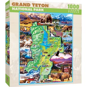 Obras-primas do quebra-cabeça Grand Teton National Park 1000 unidades