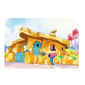 Fundo Fotográfico Newborn Flintstones 1,5X1,2 Ffp-217