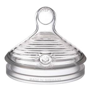 Pacote com 2 bicos de mamadeira NUK Simply Natural Medium Flow