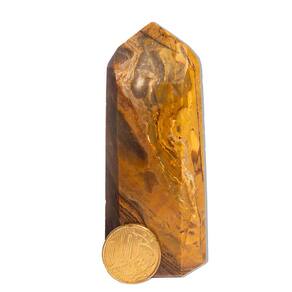 Ponta Jaspe Monet Natural Gerador Sextavado 80 a 90mm 135g