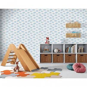 Papel De Parede Sonhos Nuvem Azul 4236 Papel De Parede Sonhos 4236