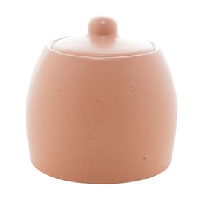 Açucareiro de Cerâmica Granilite Salmon Bon Gourmet