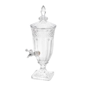 Dispenser Suqueira de Cristal C/Pé e Tampa Brandon Transparente 2 Litros Wolff