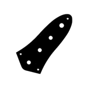 Escudo Para Controles Baixo Jazz Bass Preto Spirit Jbwp-bk [f035]