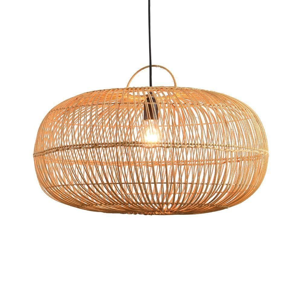 Lustre Pendente Skylight ôtaki 4046 M Rattan E27 Bivolt