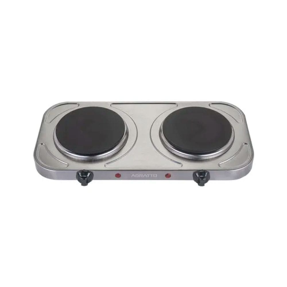 Agratto Fogao Eletrico De Mesa Fm-01 127V 2000W 2 Pratos