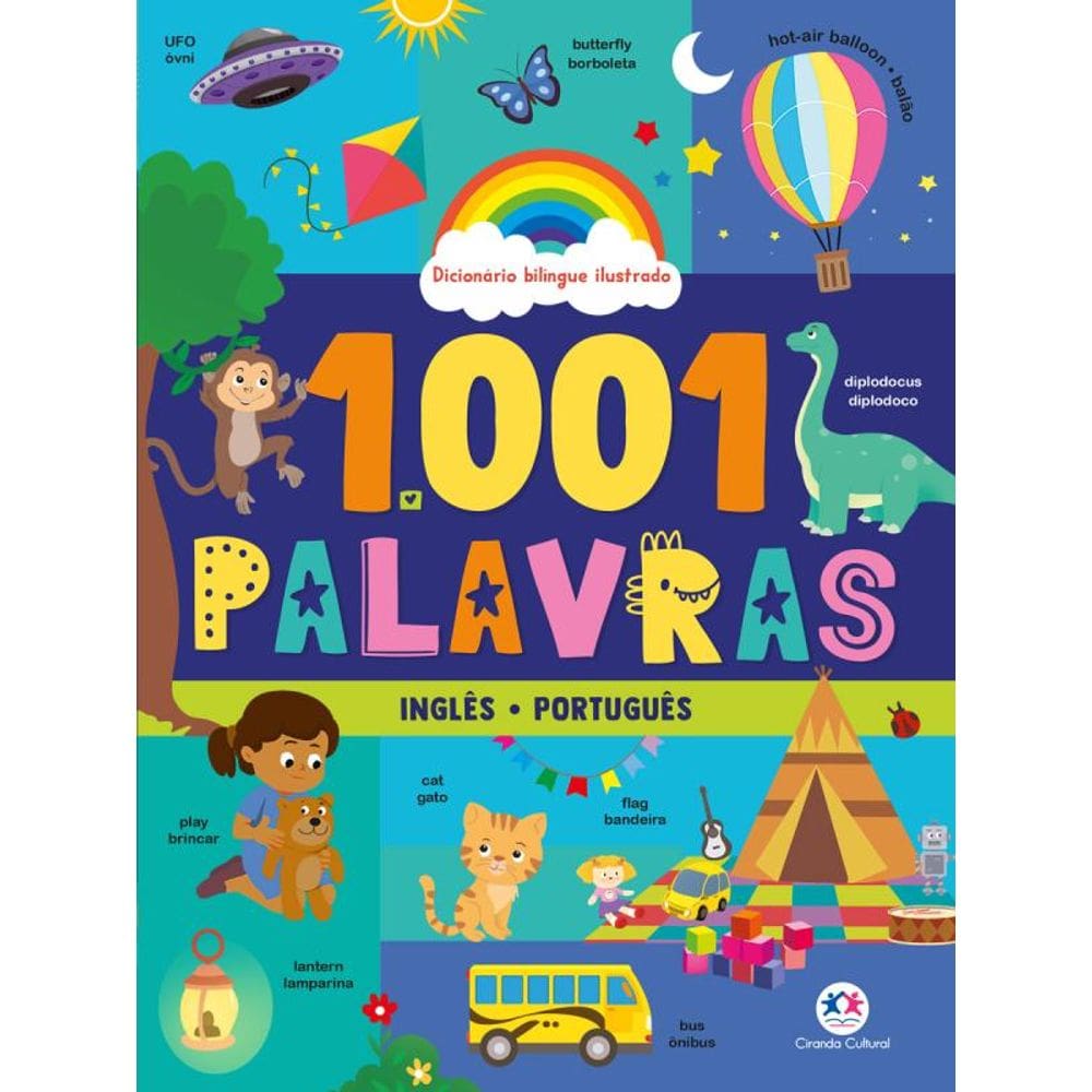 1001 palavras: Dicionário bilíngue ilustrado