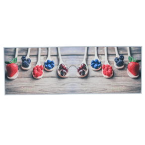 Tapete de Cozinha Passadeira Vizapi Rossi 38x112cm Multicolorido