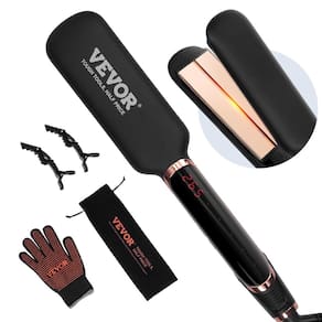 Alisador de cabelo VEVOR Titanium Flat Iron de 2 polegadas com LCD