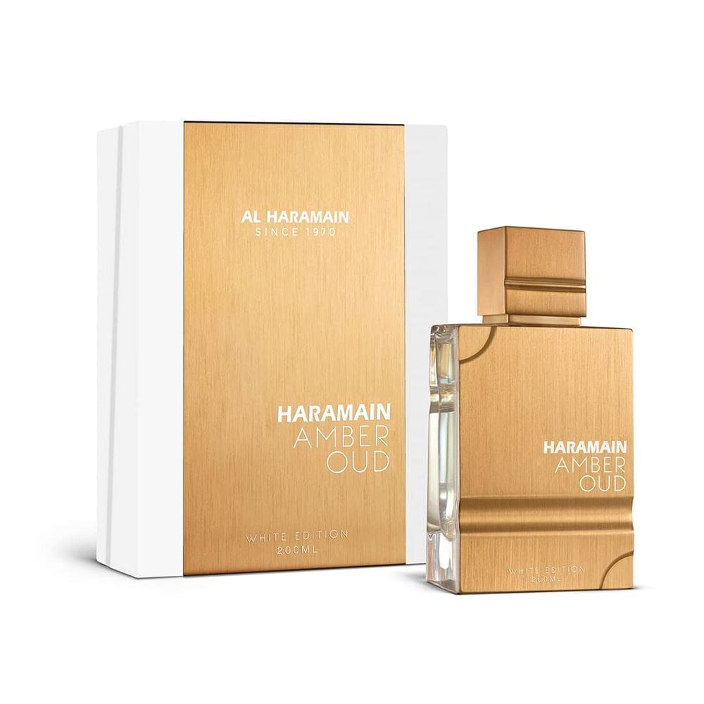Perfume Al Haramain Amber Oud White Edition EDP Spray para W
