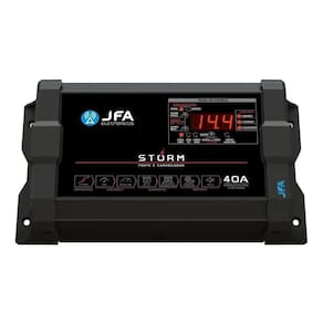 Fonte Carregador De Bateria Jfa 40A Storm Som Automotivo