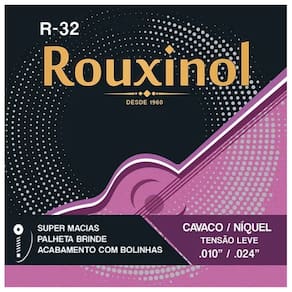 Encordoamento Cavaquinho Tensão Leve “0.24 R32 Rouxinol