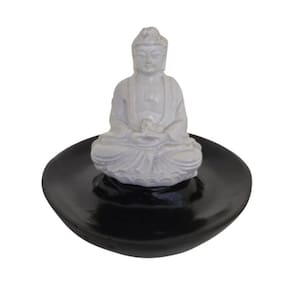 Escultura Buda Tibetano 9,5 Cm Presente E Decoração