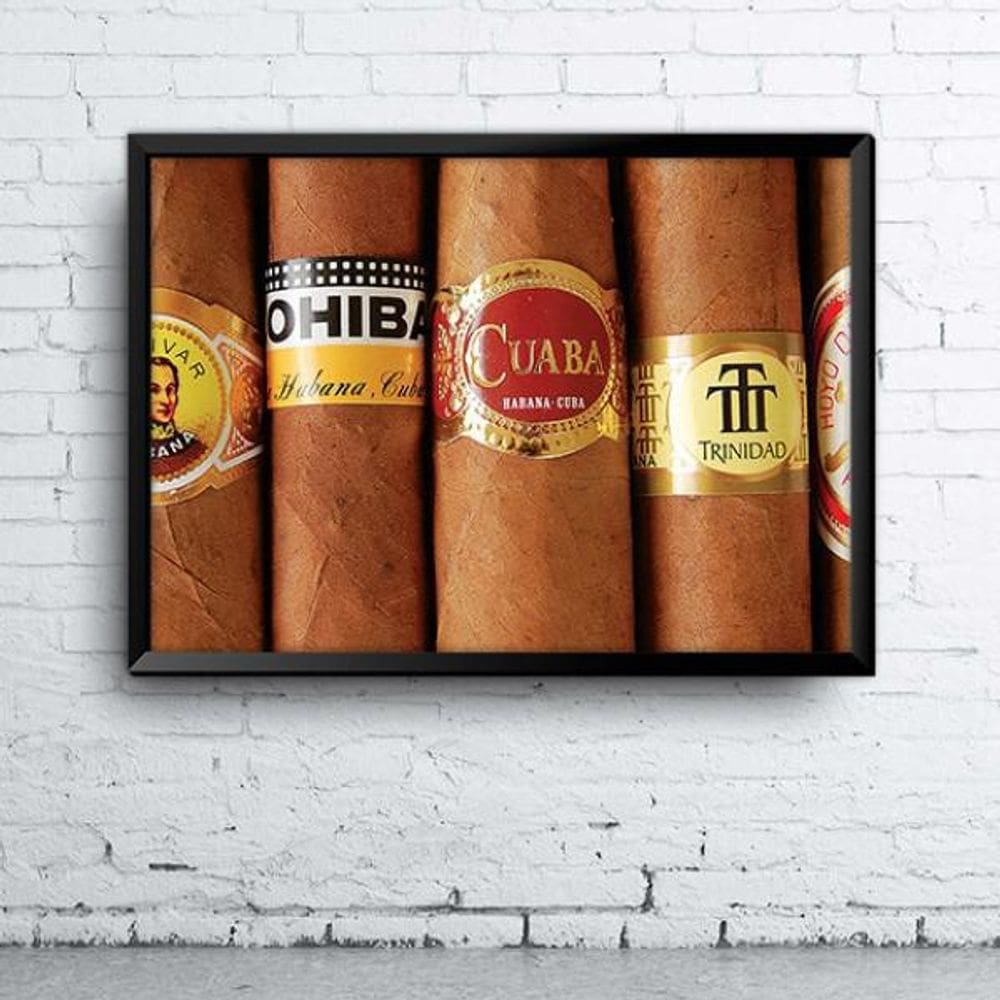 Quadro Charutos 2 A4