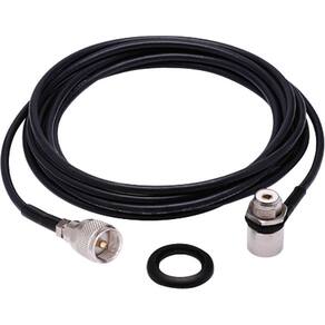 Cabo rg-58 5,5m conector uhf mini Motorola m-805k