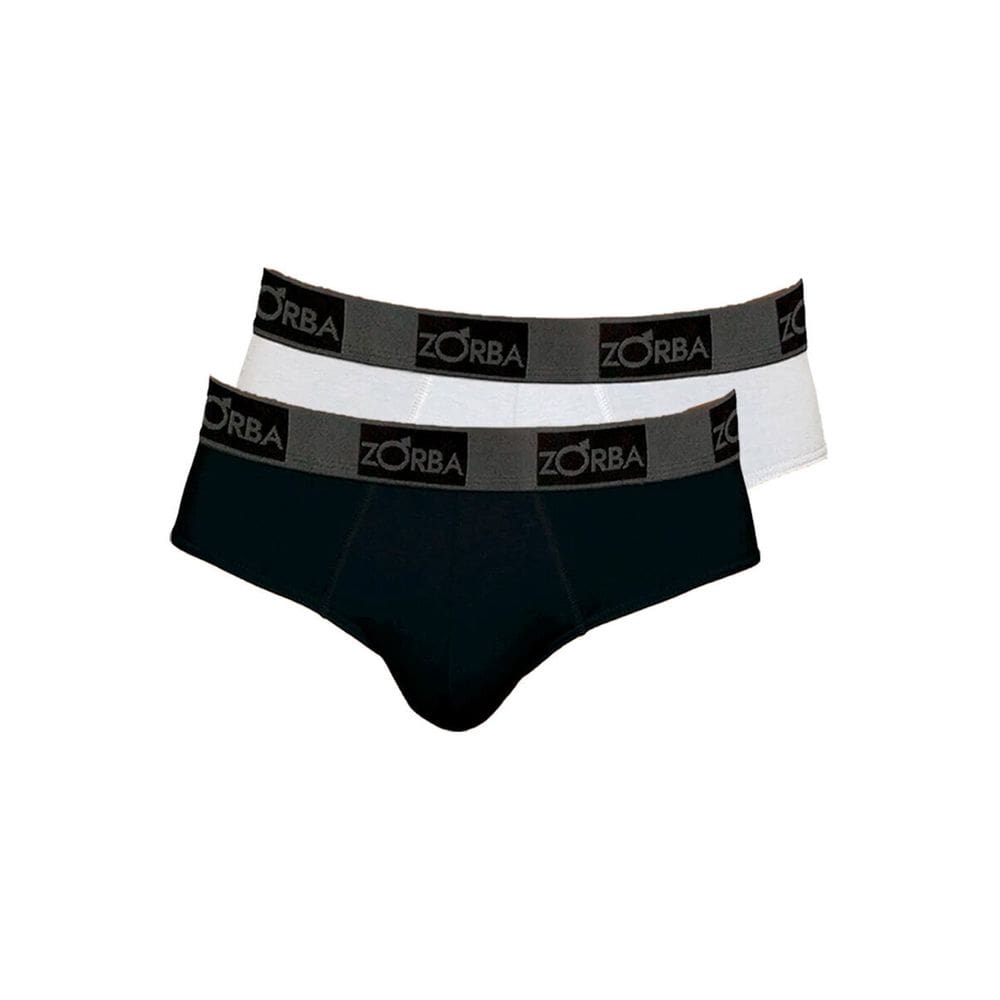 Kit com 2 Cuecas Slip Zorba 716 Colorido