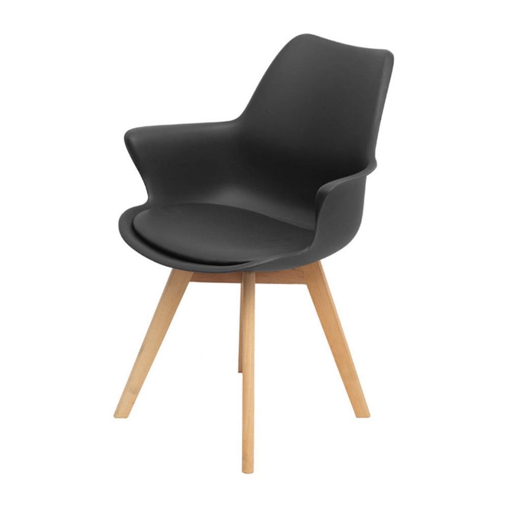 Cadeira Joly com Braço - Preta