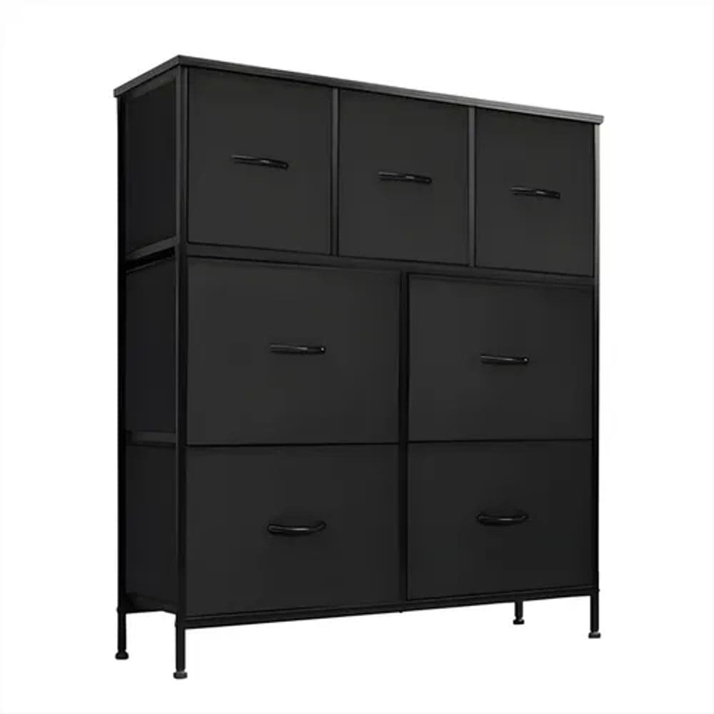 Cômoda Organizadora Com 7 Gavetas Ddc-038 Cor Cinza Decoteam