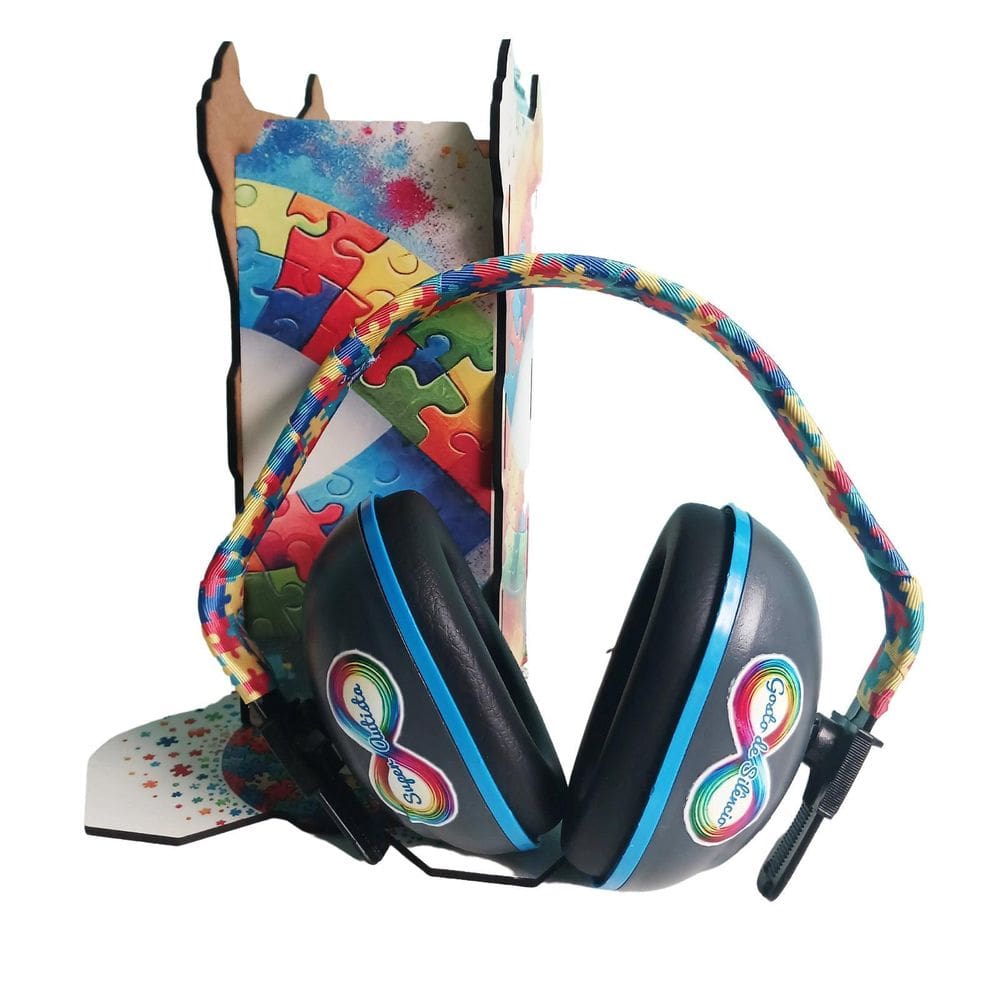 Abafador De Ruido Para Autistas 26 Db Com Suporte Decorativo
