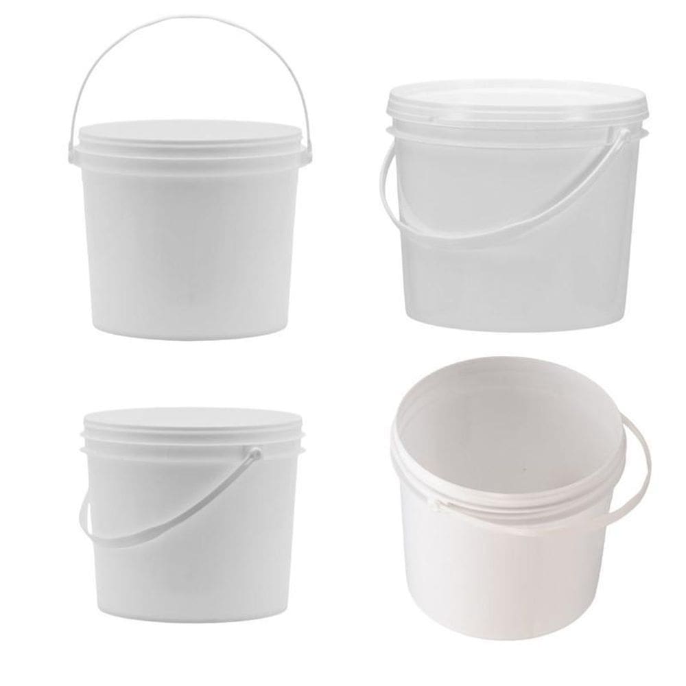 Balde Para Tinta Predial 1.8L Branco 25 Pçs