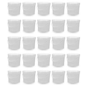 Balde Para Doces Lembrancinhas 1.8 Litros Branco 25 Pçs