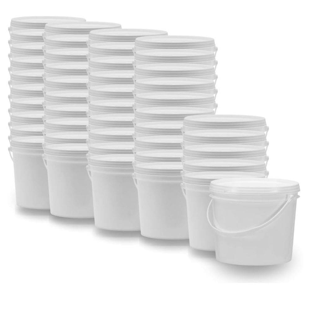 Balde 1.8 Litros Branco Para Pintar 25 Pçs