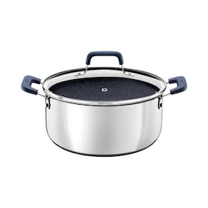 Caçarola Tramontina Romagna Aço Inox Cerâmico Black Stone 24 Cm 5,24 L