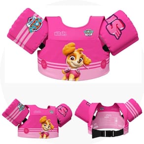 Boia Infantil Com Colete Salva Vidas Patrulha Canina Nash