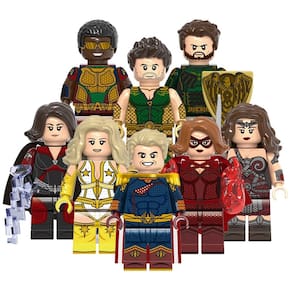 Kit 8 Bonecos The Boys Stormfront Homelander Blocos De Montar