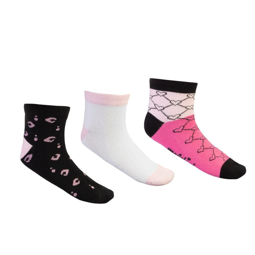 Meia Molekinha Infantil Kit C-3 Pares MK24-59912