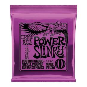 Encordoamento Guitarra 011 Ernie Ball Power Slinky Níquel