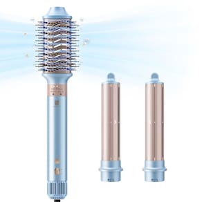 Escova de secador de cabelo Webeauty Hot Air Styler Curling Iron Blue