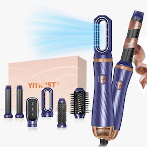 Escova de secador de cabelo Yitrust 6 em 1 Air Curler Styler para mulheres