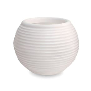 Vaso De Planta Bola Polietileno B 30X40 Branco