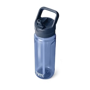 Garrafa de água YETI Yonder 750 ml/750 ml com tampa de palha azul marinho