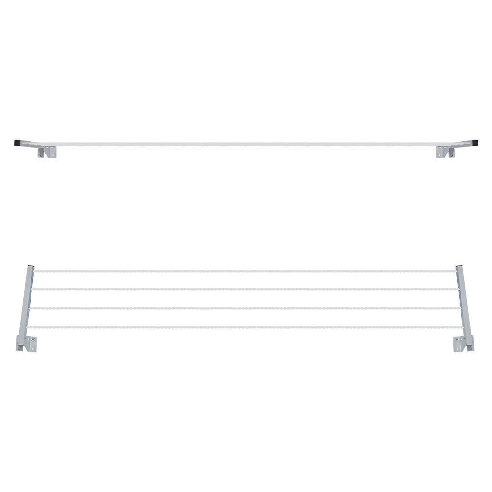 Varal Dobravel Basculante De Muro - Branco